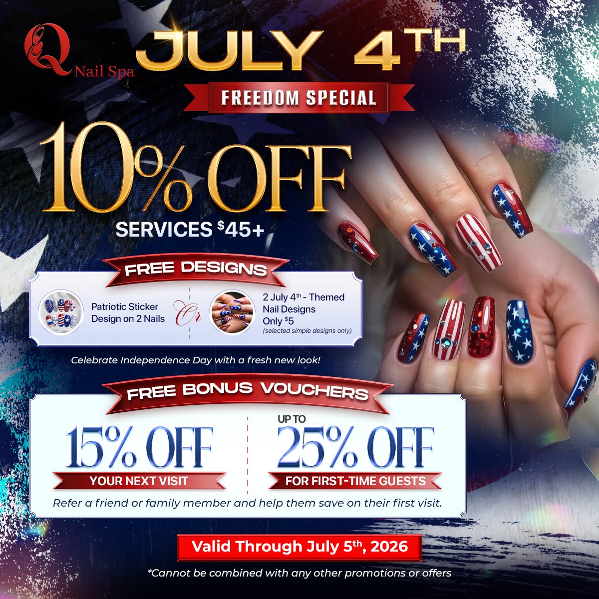 🌟 Q NAIL SPA - Promotions 🌟